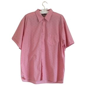 HUDSON RIVER Heritage Classics Men's Pink Short Sleeve Shirt